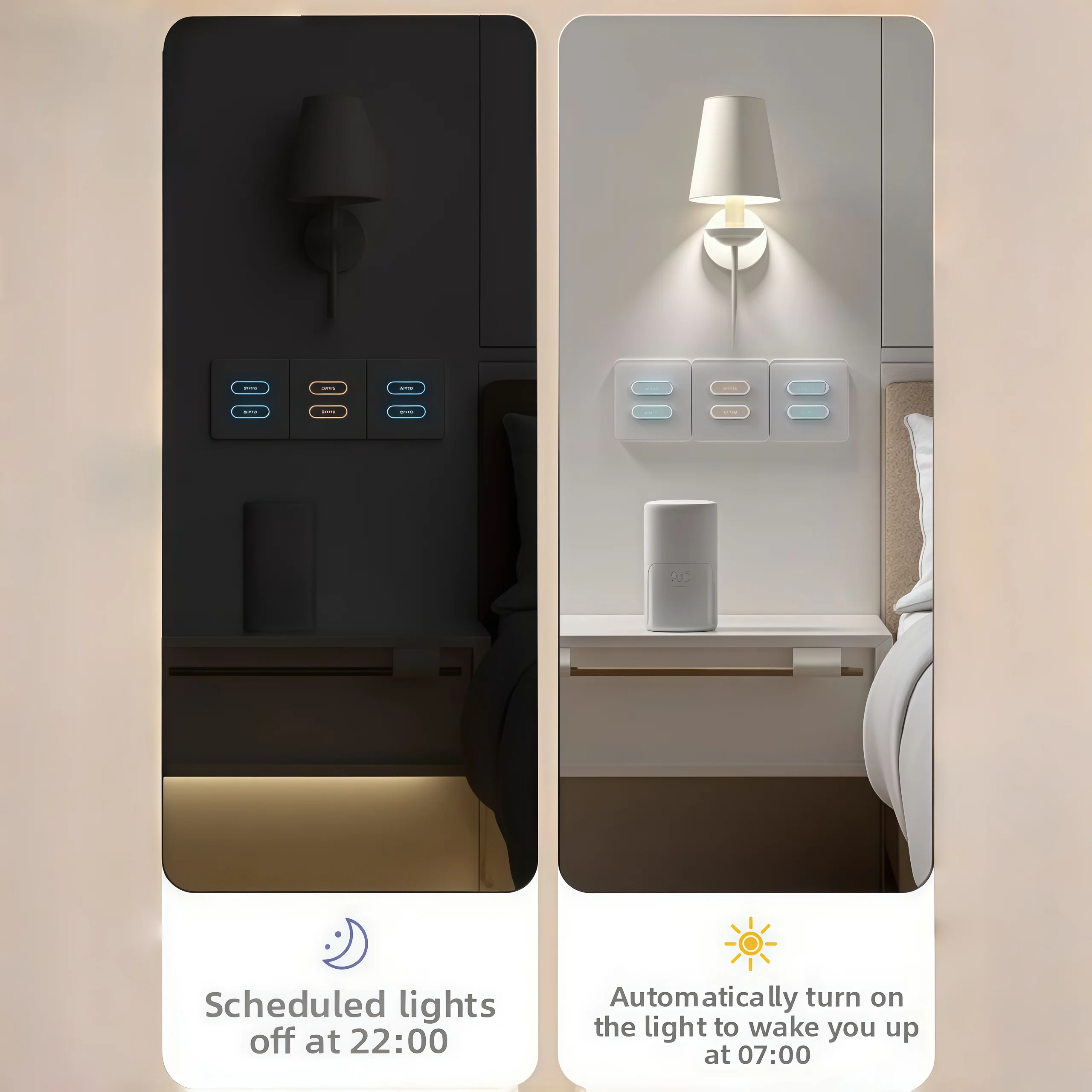 Ultra-Thin Zigbee Smart Switch Night Light Tuya App Voice Control Timed Start Button Text Customizable for Home Automation - Image 6