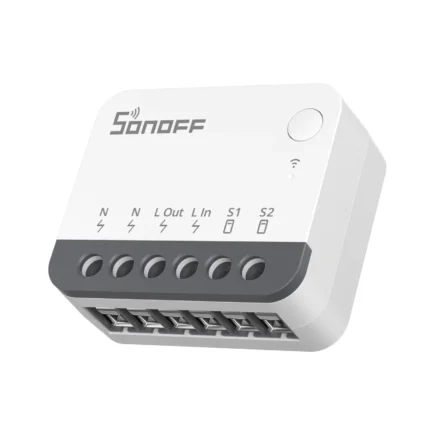 SONOFF ZBMINIR2 Zigbee Smart Switch Ultra-Compact 10A Smart Home Automation Module Works with Alexa Google Home via Zigbee Hub