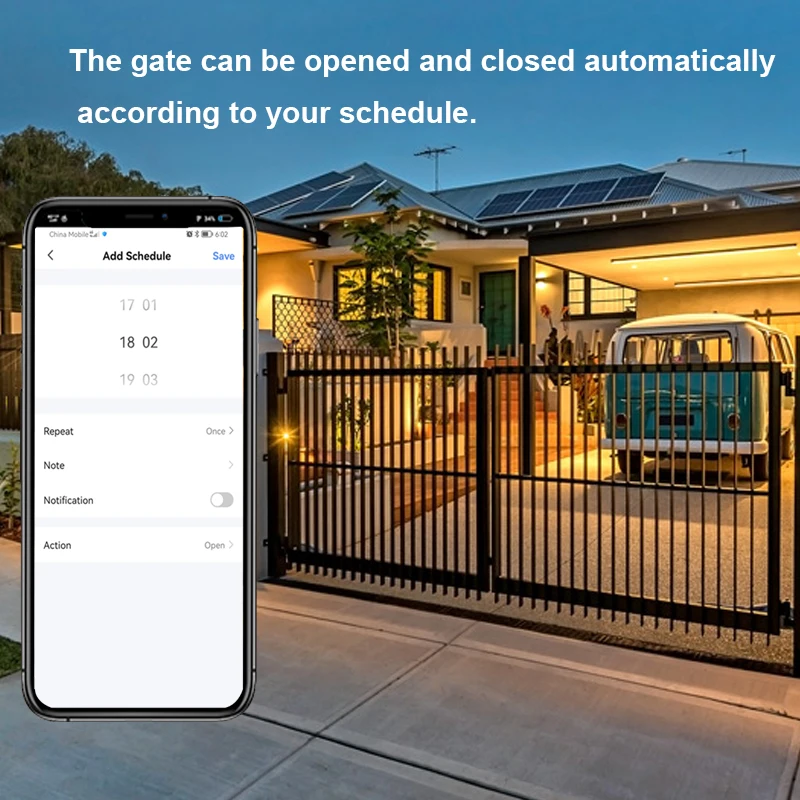 ZigBee Motorized Swing Gate Sliding Gate Controller Dry Contact App Remote Control 110V 240V Work with Alexa Google Home - Image 5