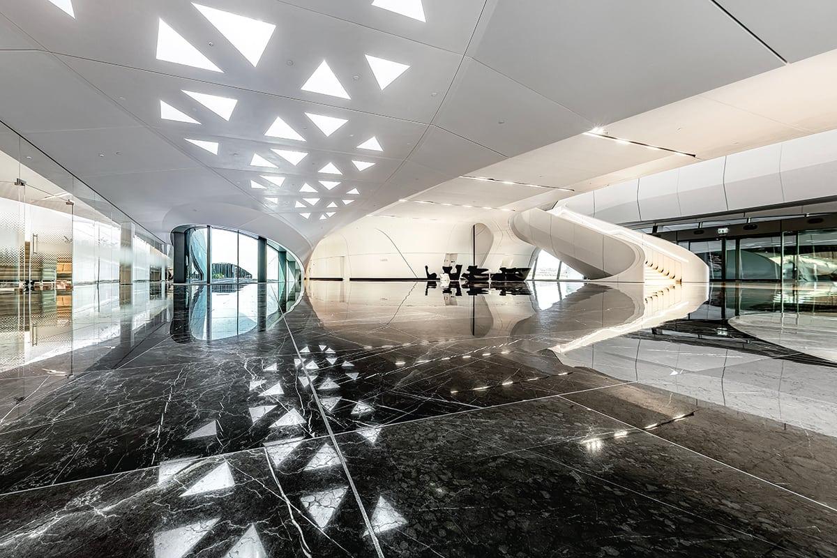 Modern intelligent building interior